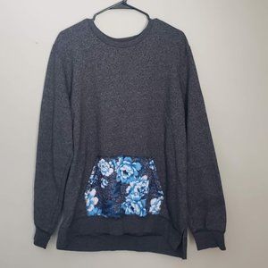 On the Byas Men's sweater XL floral print